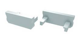 Végzáró standard "A" led profilokhoz FEHÉR teli 